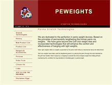 Tablet Screenshot of peweights.com